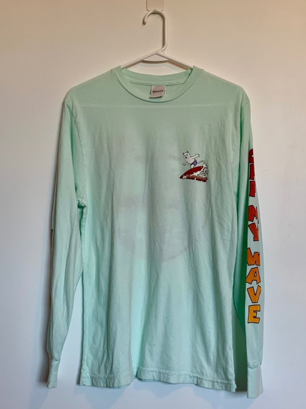 RIPNDIP long sleeved graphic unisex t-shirt size S